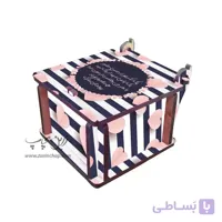 جعبه انگشتر MDF با درب لولایی طرح J202T001