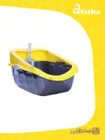 ظرف خاک لبه دار گربه جورج با بیلچه