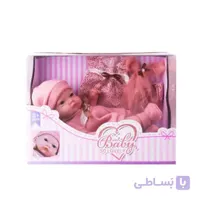 اسباب بازی عروسک نوزاد با چهره ی طبیعی Baby so lovely کد No.88p