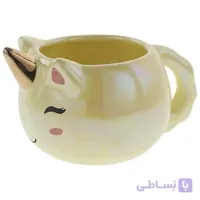 ماگ مدل یونیکورن زرد