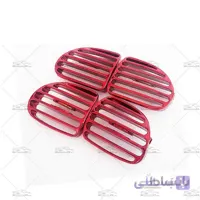 قاب دریچه کولر پژو 206 کروم زرشکی