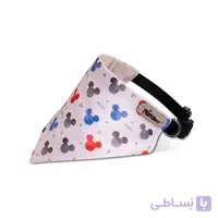 قلاده دستمال گردن گربه نیناپت مدل میکی موس ا Ninapet Collar & Scarf For Cats Micky Mouse Model