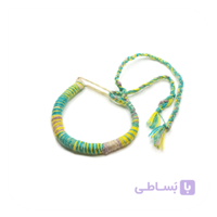 پابند دردراپ ضخیم سبز زرد