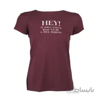تیشرت نخی آستین کوتاه زنانه برند MAX مدل SP210KTRT108ICT