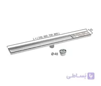 کفشور خطی تمام استیل سرامیک خور دایرکت SCALA4014-330 رمو دیزاین REMO DESIGN