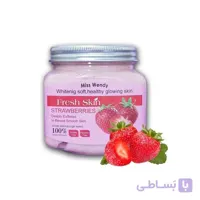 اسکراب لایه بردار و جوانسازی صورت Miss Wendy عصاره توت فرنگی
