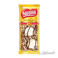 شکلات تخته ای نستله دکوریشن با تکه های بیسکوئیت و فندق – Nestle Decoration