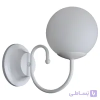 چراغ دیواری تک شعله چشمه نور کد A1219/1WT.WT (همراه با لامپ هدیه)