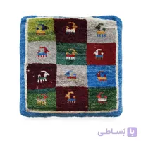 کوسن گبه طرح کاشی - 40×40 سانتی