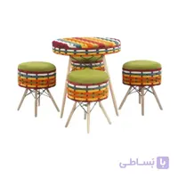 میز و صندلی ناهارخوری ۴ نفره مدل ۶۴۰