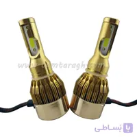 هدلایت d5 پایه h4، هدلایت پایه h4 دو رنگ دو کنتاکت