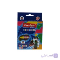 پاستل ٦ رنگ مقوايى آويزدار پارسیکار مدل JM 618 (بسته 12 عددی)