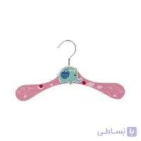 چوب لباسی چوبی طرح فیل صورتی