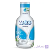 فوم حمام مالیزیا حاوی شیر و گل زنبق ۱۰۰۰ میل Malizia