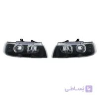 چراغ سمند مشکی جلو مدرن