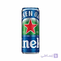 آبجو بدون الکل هاینیکن قوطی ۴۳۰ میلی لیتر Heineken