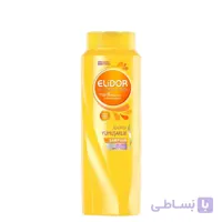 شامپو الیدور EliDOR زرد مخصوص موهای خشک حجم 550 میلی لیتر ا ELIDOR Nourishing Soft And Smooth Shampoo 550ml