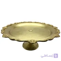 شیرینی خوری برنجی پایه بلند ایران کادو مدل 114b - سایز کوچک ا Irankado B114 Brass Dish
