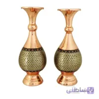 گلدان مس و خاتم