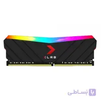 رم کامپیوتر تک کاناله پی ان وای XLR8 RGB DDR4 با فرکانس 3200 مگاهرتز ظرفیت 8گیگابایت