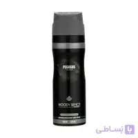 اسپری بدن مردانه وودی سنس مدل Pegassos پگاسوس 200 میلی لیتر ا Woody Sence Pegassos Body Spray For Men