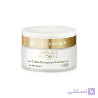 کرم روز ضدپیری ایوروشه مدل anti age global مناسب پوست خشک ا yves rocher cream day model anti age global for dry skin 50ml