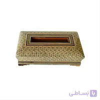 جعبه دستمال کاغذی خاتم تخمه دار