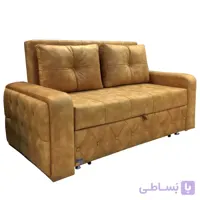 مبل تختخوابشو دو نفره مدل سالامیس - طلایی