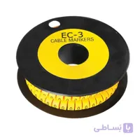 رول 1000تایی شماره سیم گرد(0تا9) کد EC3 برند DeDe