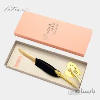 ست قلم پر خودکاری طرح رومانس مشکی