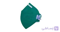ماسک تنفسی 6 لایه N95 سوپاپ فیلتر دار سبز 12 عددی