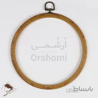 کارگاه ژله ای نیدل پانچ و گلدوزی طرح چوب قطر 20 سانتی متر