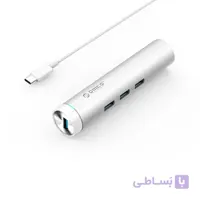 هاب USB 3.0 با خروجی Lan آلومینیومی ORICO ARH3L-U3