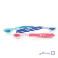 قاشق حرارتی رنگی سه عددی 5235 نابی Nuby