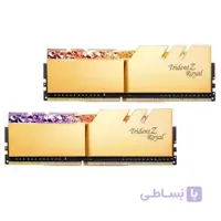 رم دسکتاپ DDR4 دو کاناله 4000 مگاهرتز CL16 جی اسکیل مدل TRIDENTZ ROYAL GOLD ظرفیت 32 گیگابایت