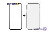 محافظ صفحه نمايش شیشه ای ریمکس مدل CRYSTAL 3D Curved بهمراه کاور مناسب براي گوشي اپل iPhone XS ا Remax 9H CRYSTAL 3D Curved Glass For iPhone XS