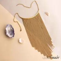 گردنبند برنجی نیل طلایی