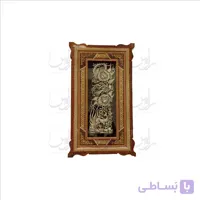 تابلو قلم زنی با قاب خاتم توپی سایز 73*43