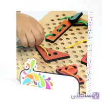 نقشدوزک چوبی | بدوز و نقاشی کن