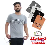 تیشرت یقه گرد پنبه براش 4 رنگ