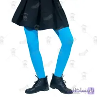 جوراب شلواری ضخیم آبی پنتی