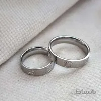 حلقه استیل کارتیر (نقره ای)
