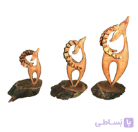 مجسمه چوبی قوچ کوهی