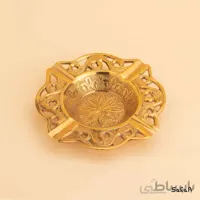زیر سیگاری برنجی طلایی مدل فرتوک