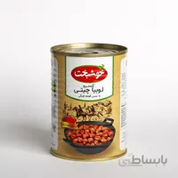 کنسرو لوبیا چیتی با سس گوجه فرنگی 380 گرمی خوشبخت باکس 12 عددی