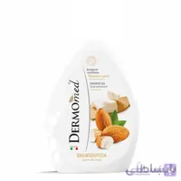 شامپو بدن درمومد با رایحه بادام و پنیر مدل Karite And Almond حجم 1 لیتری کد 330441