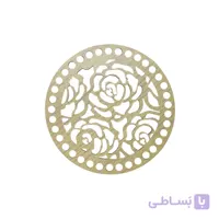 کفی گرد طرح دار 15سانتی