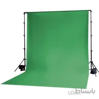 فون عکاسی (پرده عکاسی) سبز ۲×۳ پارچه‌ ای شطرنجی سوزنی
