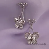 گوشواره آویز پروانه