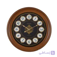 ساعت دیواری چوبی لوتوس مدل 013